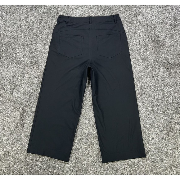 Lululemon City Sleek 5 Pocket Wide-Leg High Rise 7/8 Length Womens 31 Black - Picture 2 of 10
